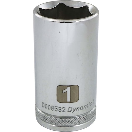 Dynamic 3/8" Drive, 1" SAE Socket, 6 Points D008532